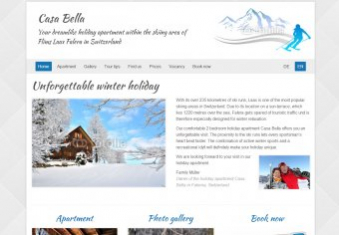 Fereinwohnung Template Brachenvorlage